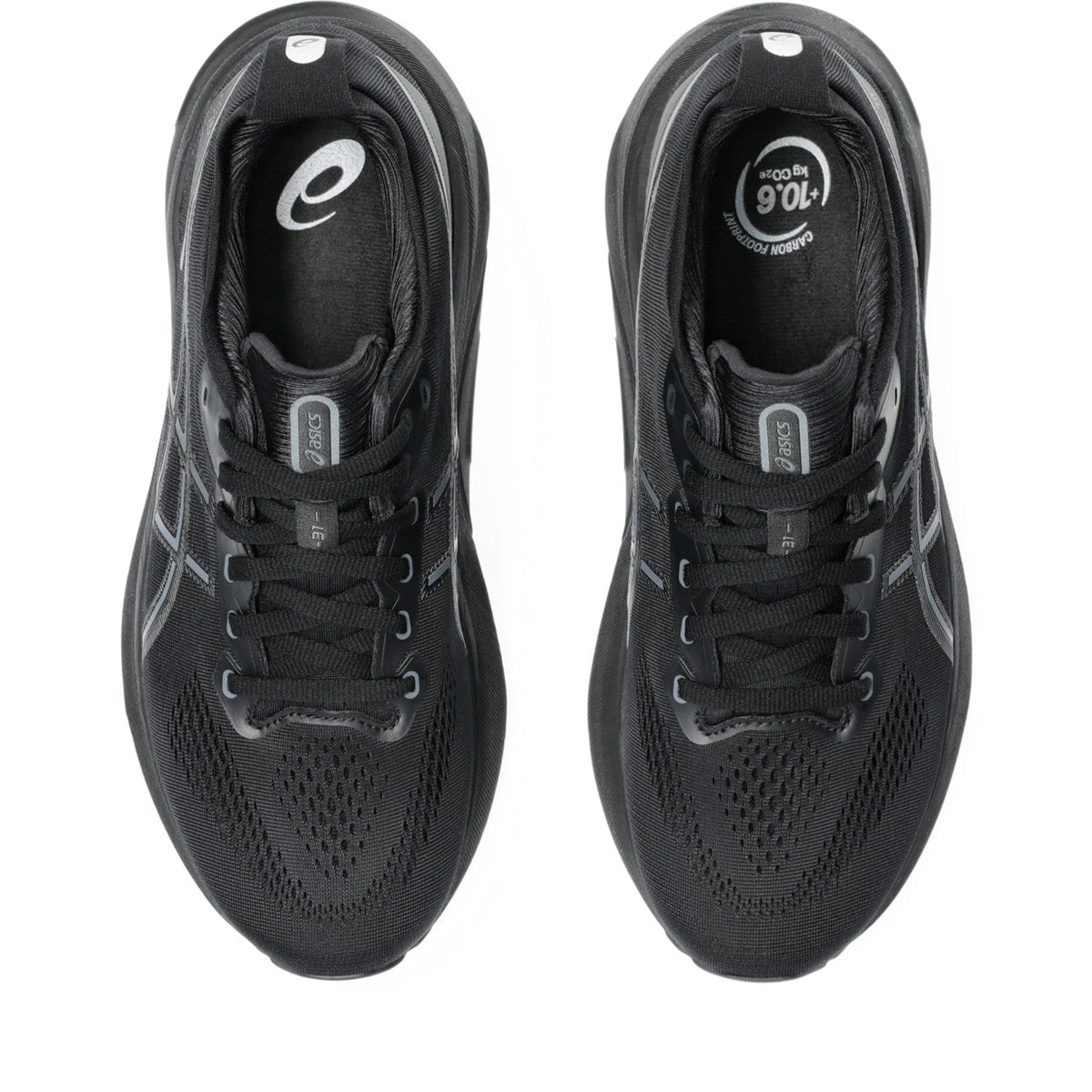 ASICS GEL-Kayano 31 Noir / Black-Black — vue dessus (1011B867-001)