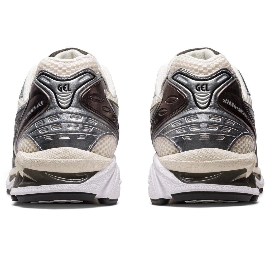 ASICS GEL-Kayano 14 Crème / Argent / Noir – vue arrière
