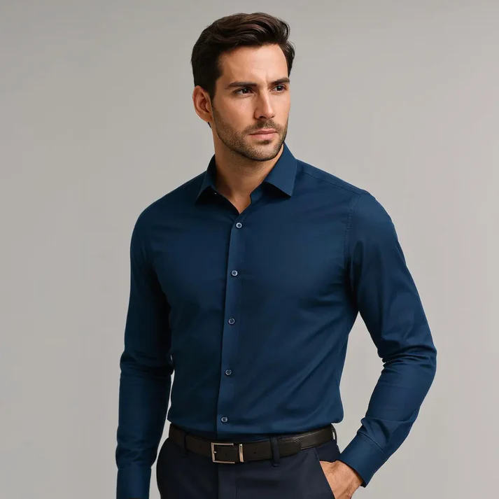 Nexita Chemise Infroissable à Coupe Ajustée