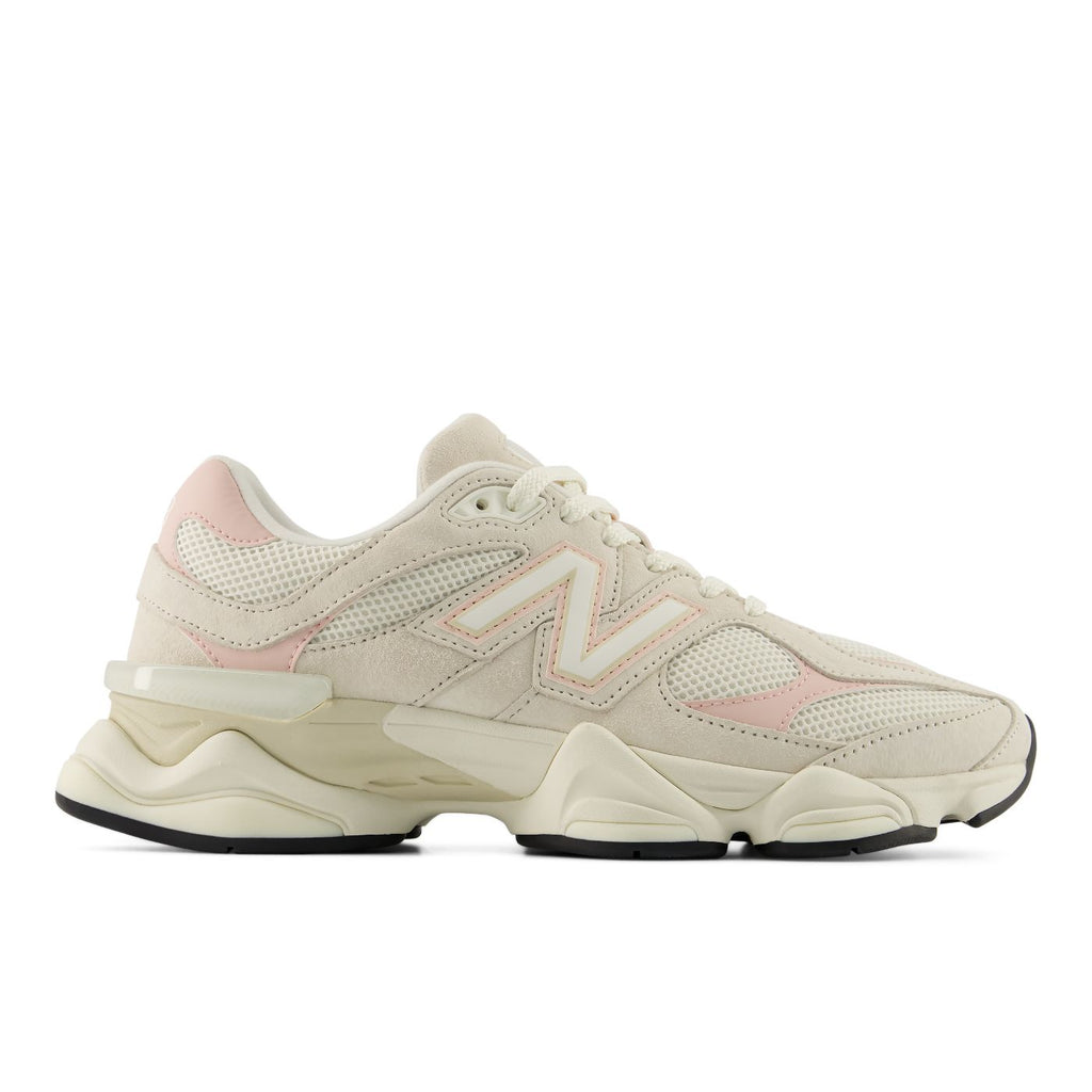 New Balance U90603RL Blanc / Rose poudré – vue 1